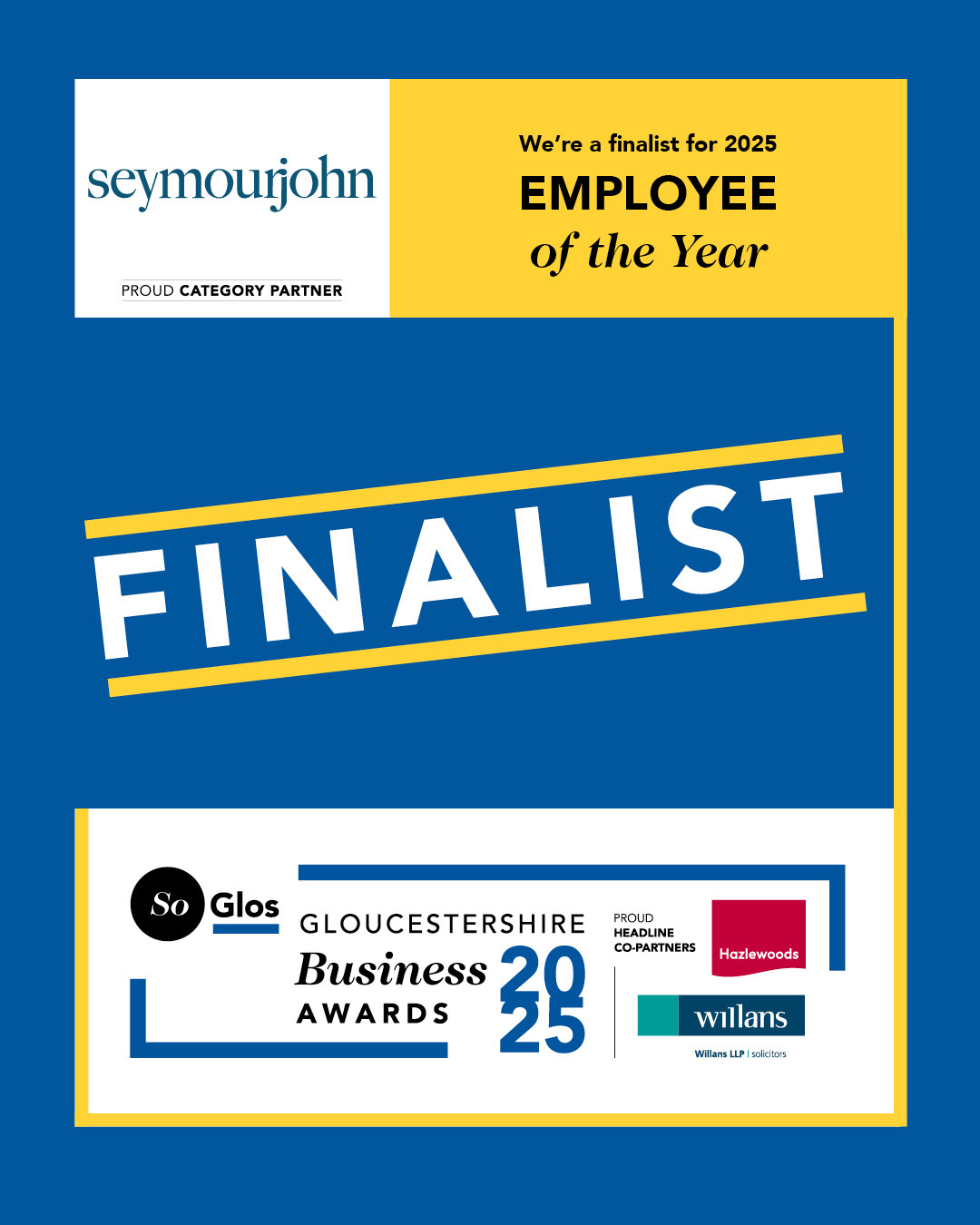 Soglos gloucestershire business awards 2025 employee of the year finalist